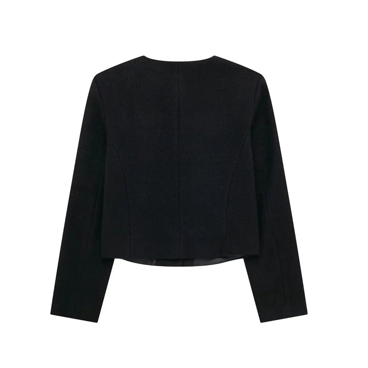 Klasyczna Krótka Kurtka Vintage – Elegancka i Ponadczasowa dla Kobiet