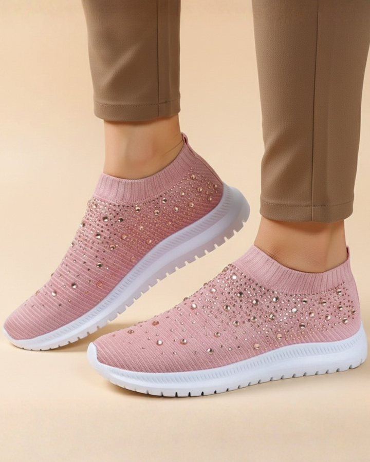 Zenobia | Lekkie sneakersy z elastyczną cholewką