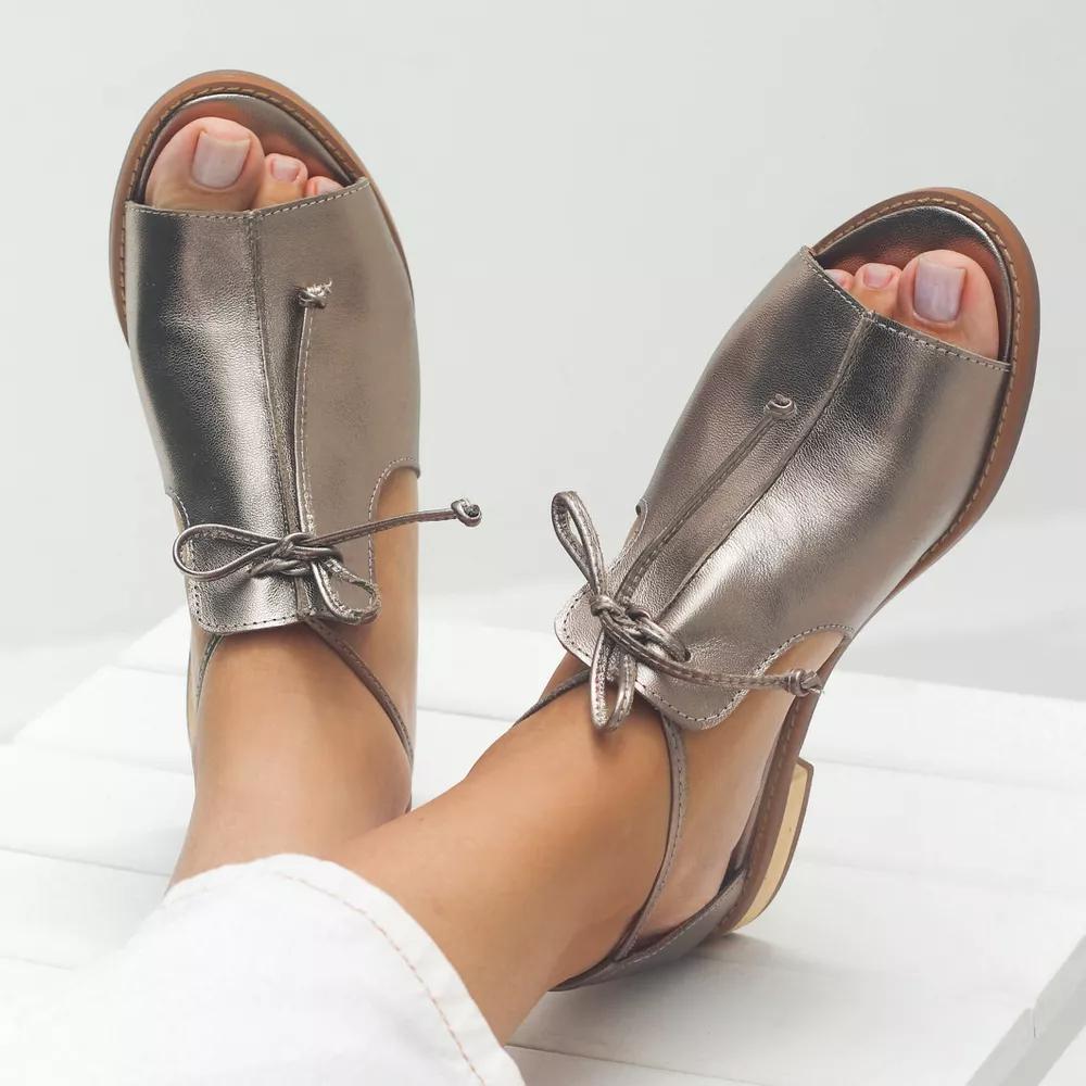 Zofia | LILLIANA – LEATHER SANDALS WITH STRAP
